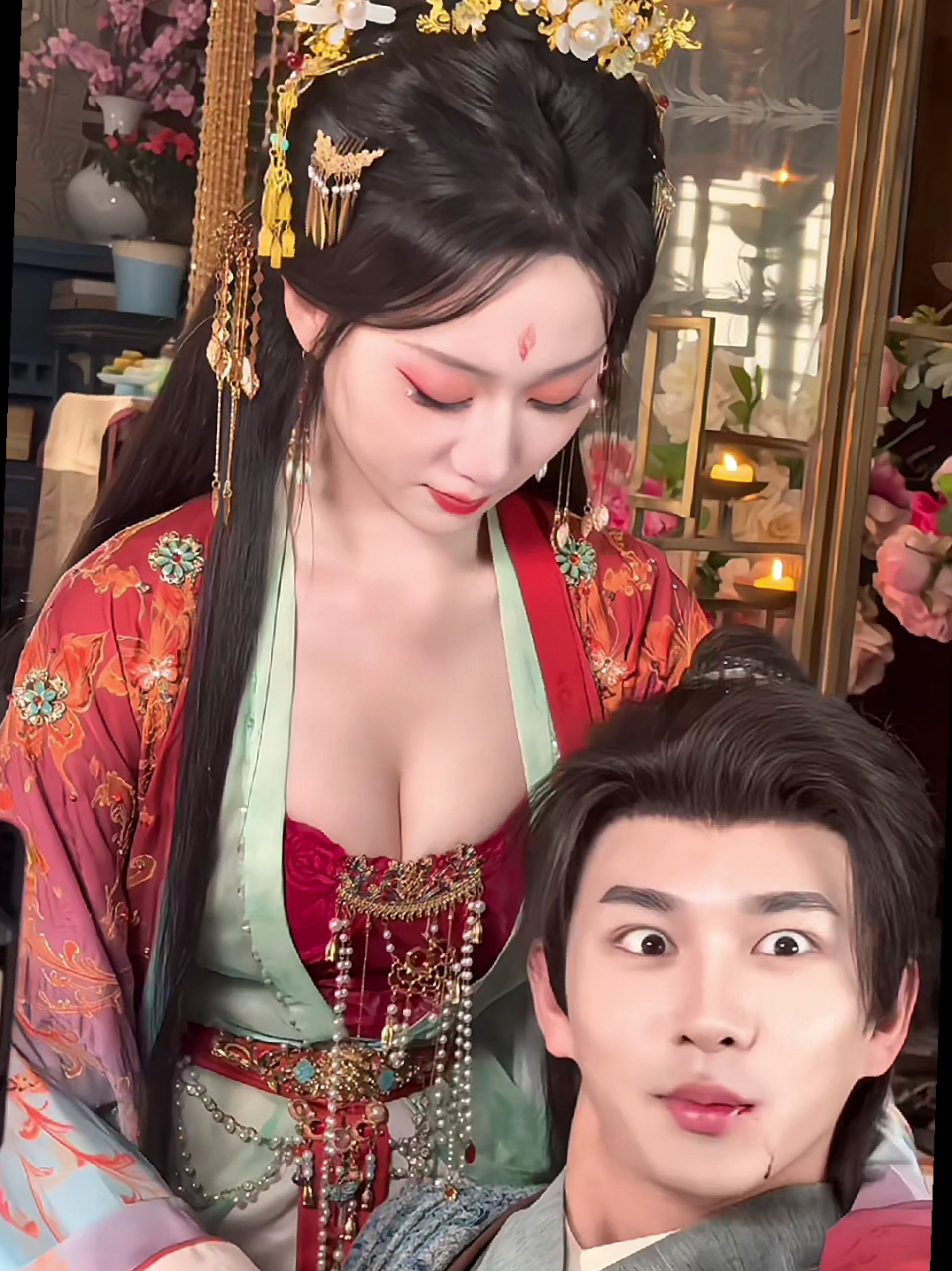 làm nam diễn viên có nhiều cái cũng khổ #hanfu汉服 #hanphuc #soraumic #phimcotrangtrungquoc #hautruongphimtrungquoc 