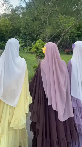 warna fav kalian apa?😍 #fyppppppppppppppppppppppp #ootdhijab #bestie #dress #princess 