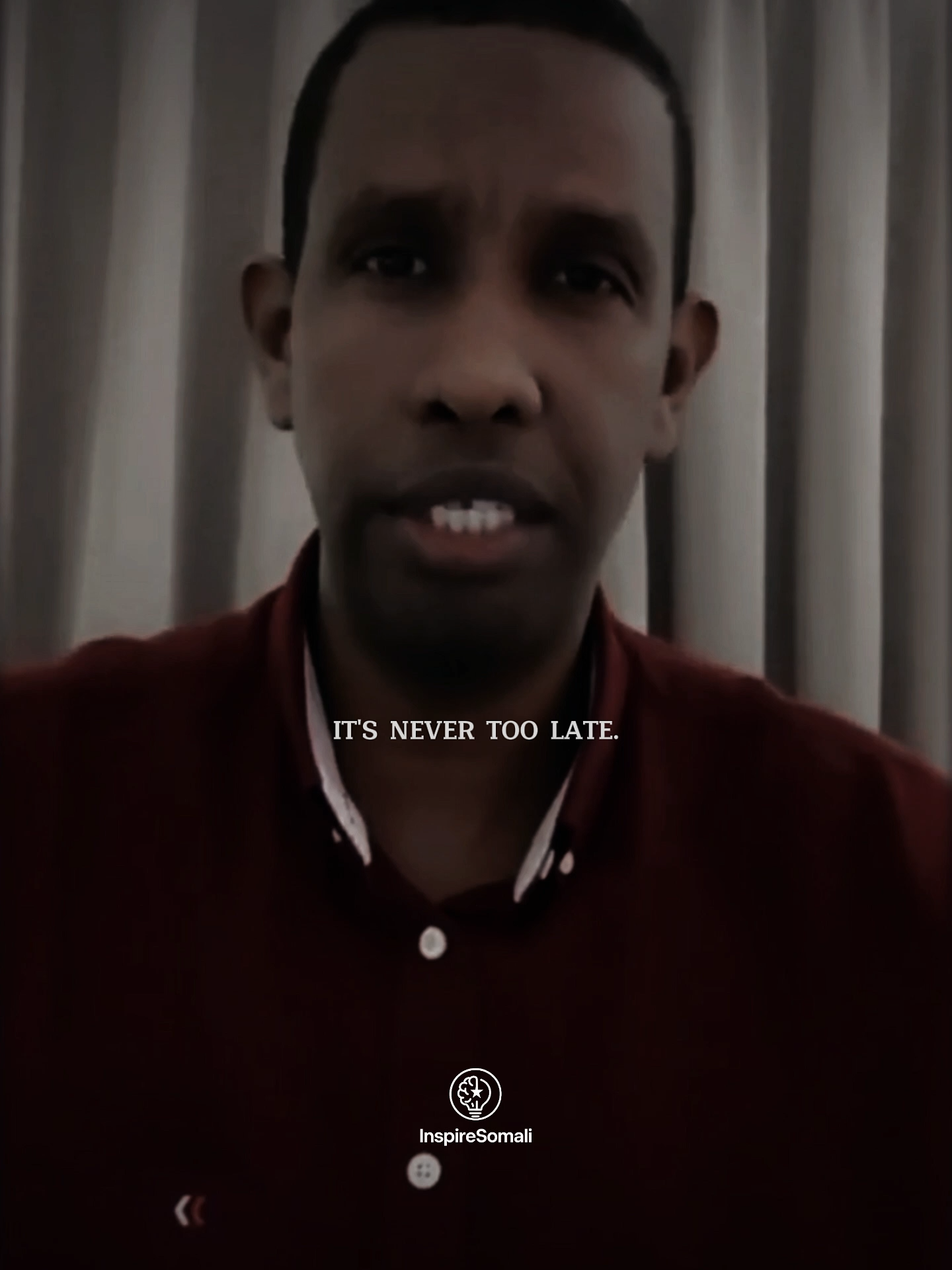It's never too late.  #inspiresomali #nevergiveup #somalitiktok #dhiiragalin #viraltiktok #winnermindset #positivevibes #foryoupage