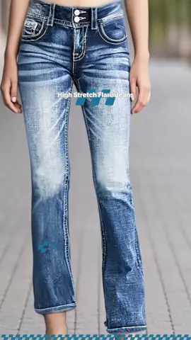 Women's High Stretch Flare Jeans, Mid-Waist Skinny Fit, Solid Color, All-Season Rayon Blend, Button Fly, Pockets, Street Style #jeans #judybluejeans #cutejeans #womenhighwaistpants #jeansforwomen #pantsforwomen #customjeans #mensdenimstyle #lowrisejeansoutfit #denimsweatpants