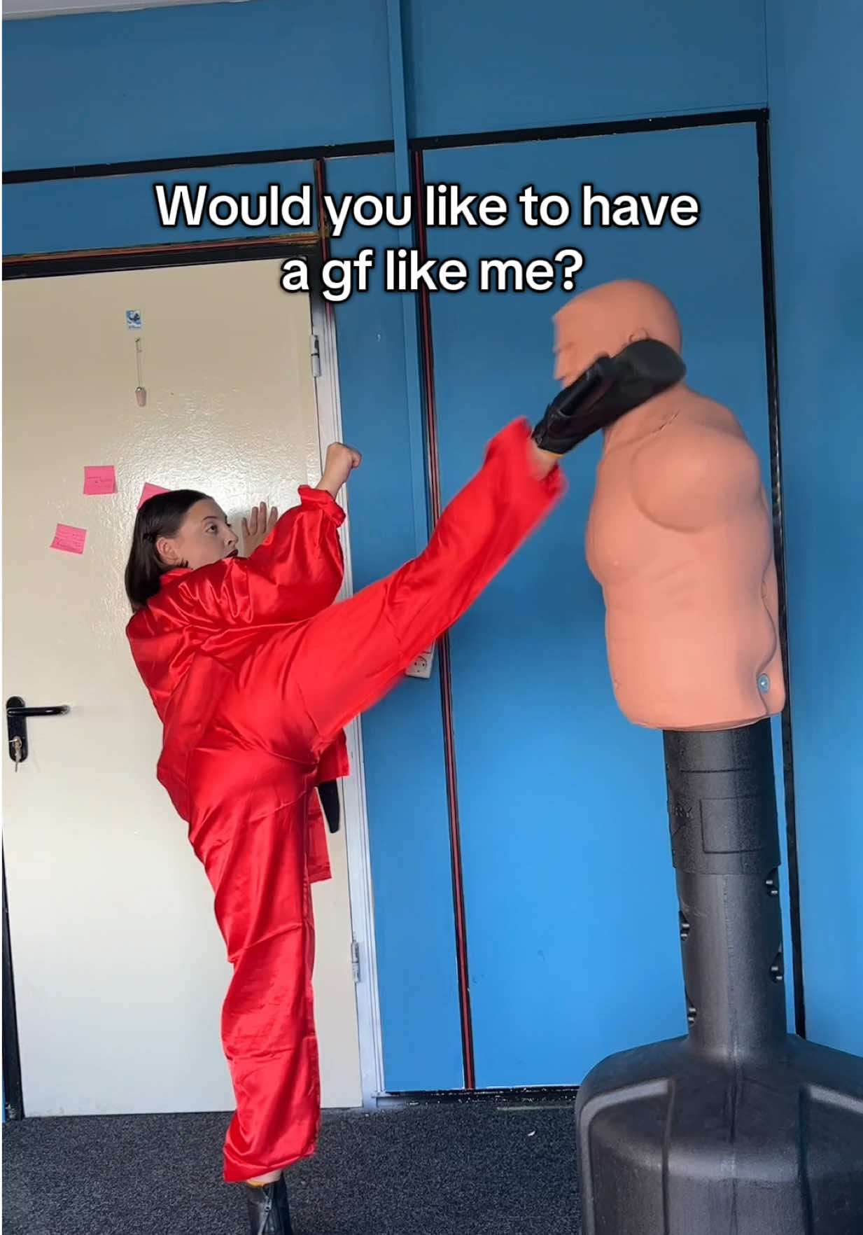 Write in the comments ;)  • • • #karategirl #karate #martialarts #selfdefense 