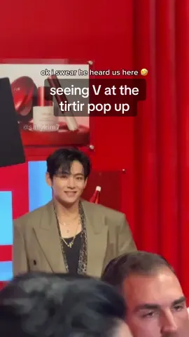 this vlog is for all the army out there who want to see V close up 🫣 @TIRTIR Inc. pop up in LA is finally hereeee! #tirtir #bts #taehyung #v #btsarmy 