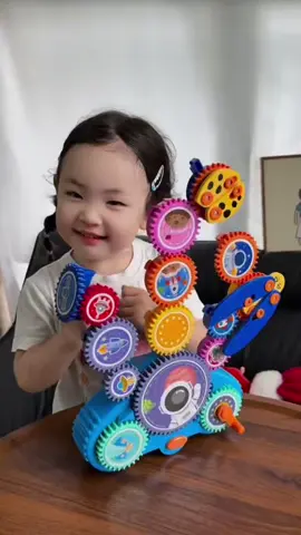 Đồ chơi bánh răng lắp ráp cao cấp giúp bé phát triển tư duy logic và vận động #dochoitreem #dochoichobe #dochoithongminh #dochoitritue #mevabe 