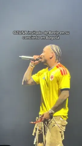 OZUNA fue el invitado sorpresa de la primera noche de Beele en Bogotá #ozuna #fyp #parati #beele #bogota 