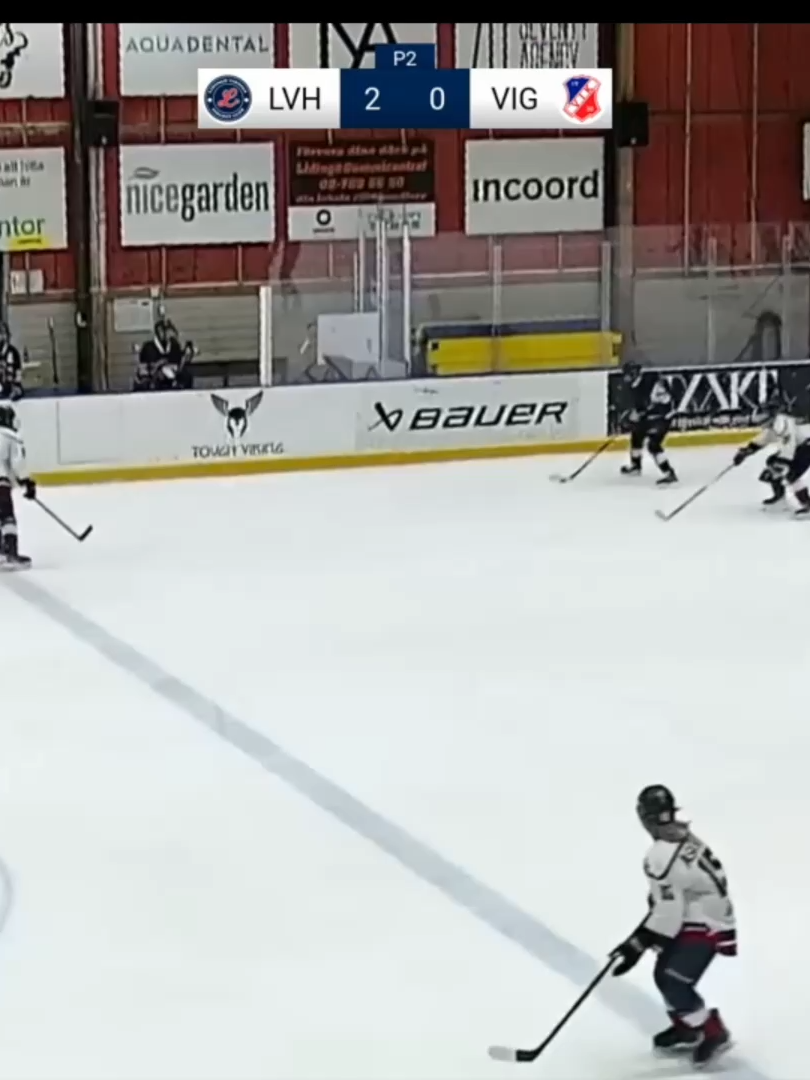 Mål. MAX LECCHINI ELMQVIST Assist. EBBE TROPP #hockeyboys #juniorhockey #hockeymoments #hockeyseason #icehockey