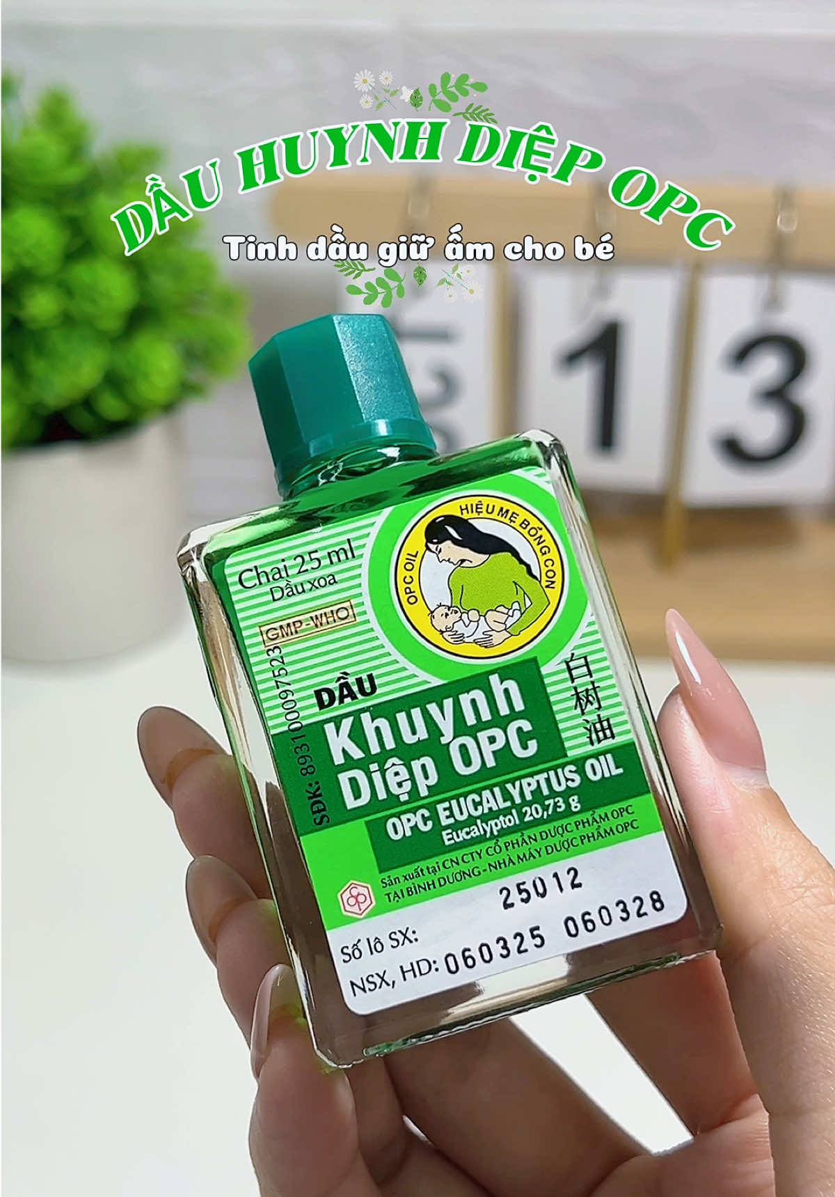Tinh dầu Khuynh Diệp OPC mẹ bồng con… chân ái cho mẹ bỉm sữa ạ ✨🍃#xuhuongtiktok #daukhuynhdiepopc #daukhuynhdiep #mebimsua #mevabe 