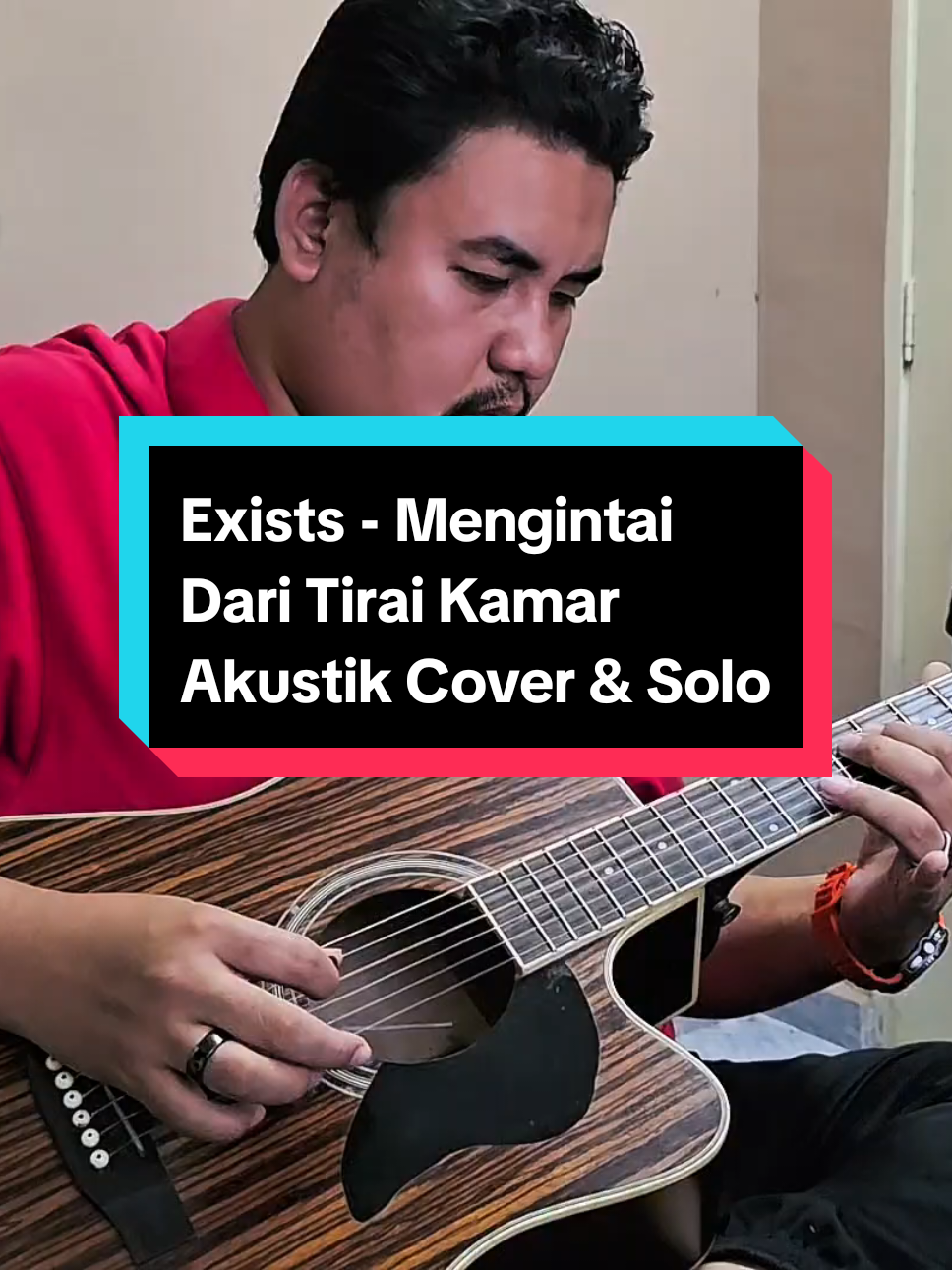 Exists - Mengintai Dari Tirai Kamar Akustik Cover & Solo #exists #mengintaidaritiraikamar #akustiksolo #guitarsolo #fyp 