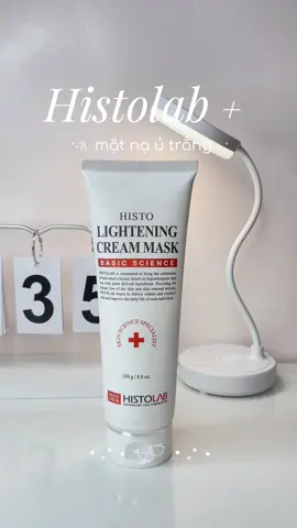 Mặt nạ ủ trắ.ng Histolab+ chân ái cho mấy bà thích da phát sáng nè 🌨️🤍#unboxing #unbox #viral #review #fyp 