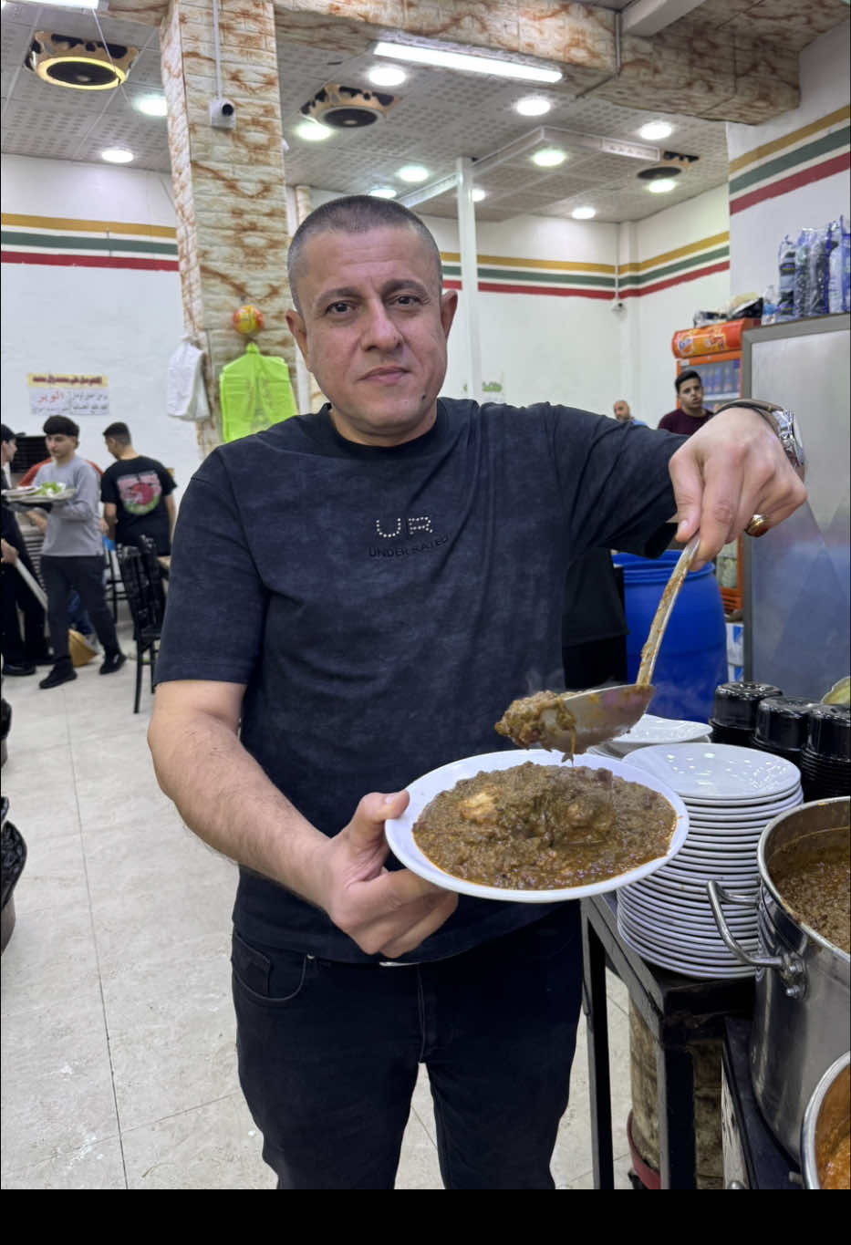 هذا الجو مال هيج اكلات#مطر #مطاعم #مطعم #مطعم_الحاج_ستار #بغداد 