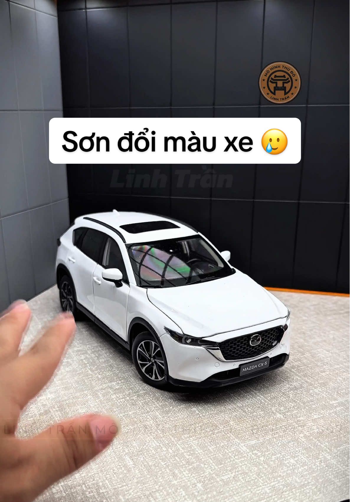 Quy trình sơn 1 chiếc xe mô hình nó cũng nhiều công đoạn lắm ae 😆😆#mada #cx5 