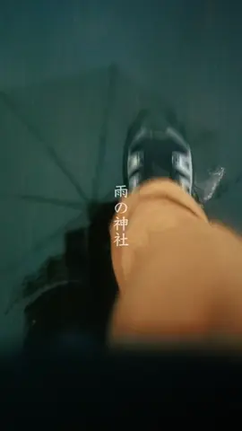 雨の日の神社☔