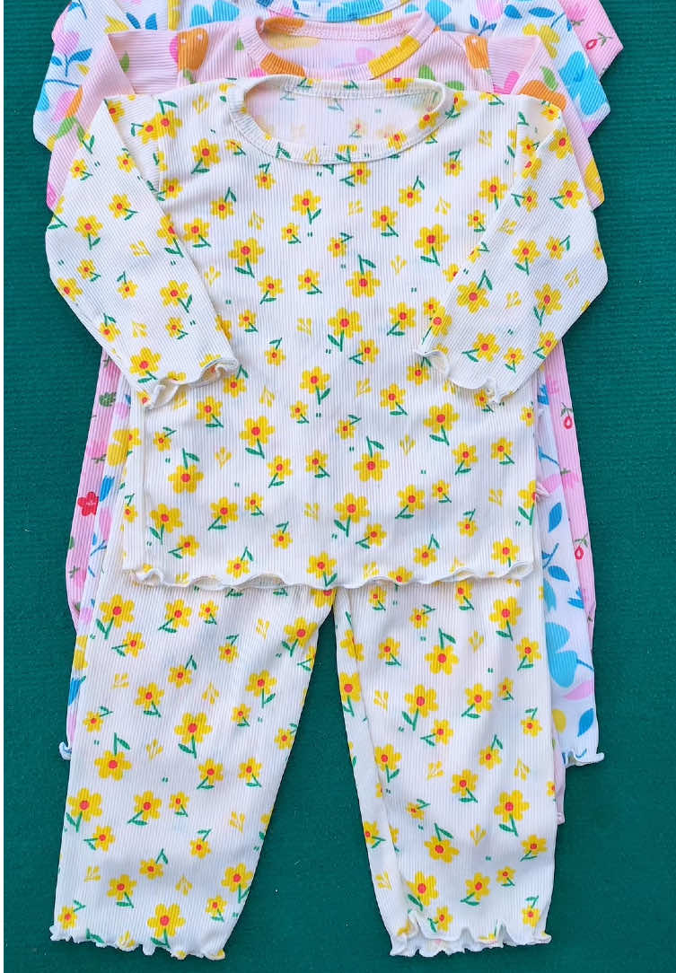 Combo đồ bộ dài tay bé gái#shopmeken #quanaotreem #bodaitaychobe #bobegai #xuhuong 