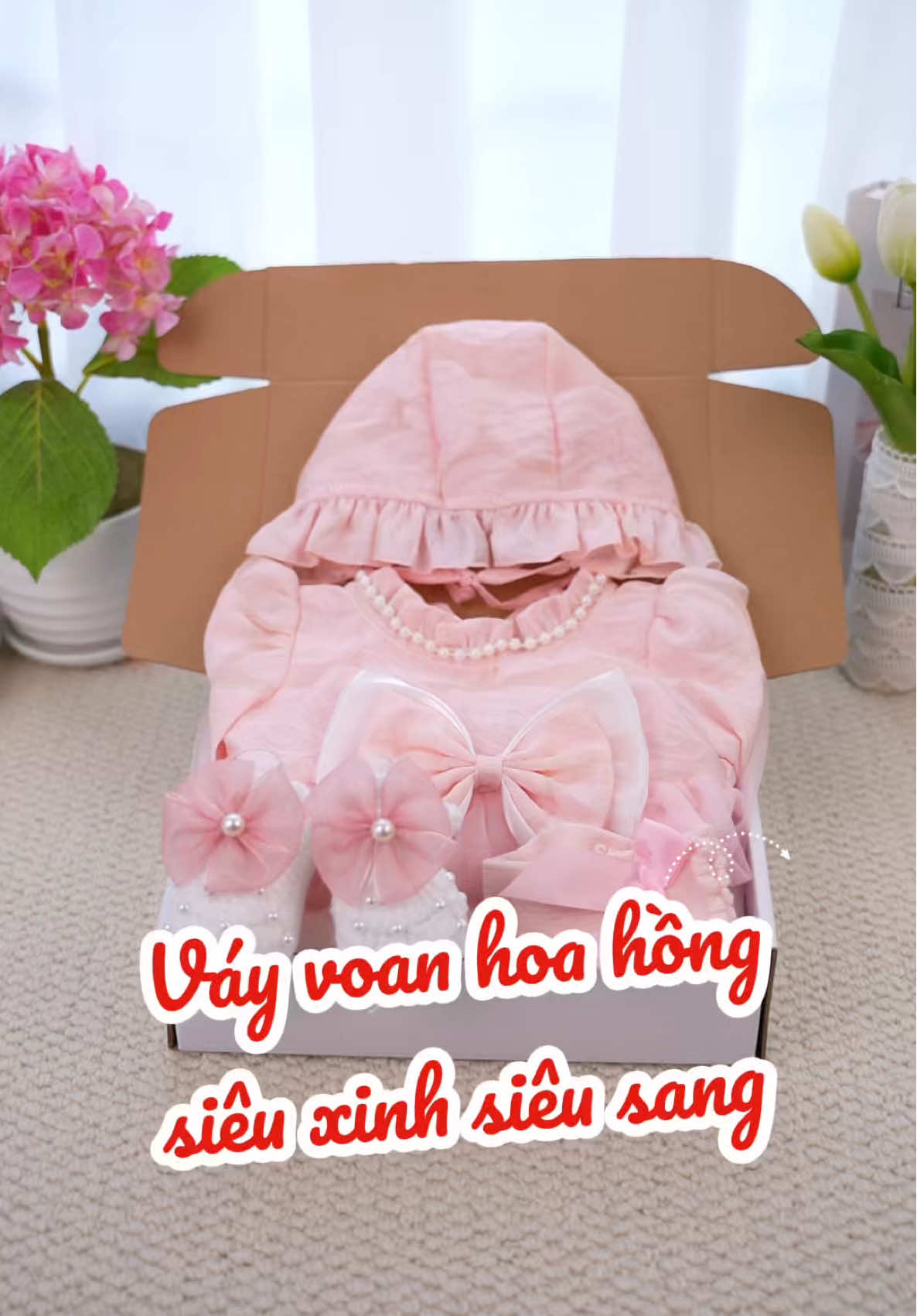 Váy xinh cho bé đầy tháng #madebyhang #quadaythang #doxinhchobe #dochobegai 