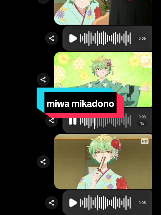 miwa mikadono voice impression by me #miwamikadono #voice #anime #mikadonosanshimaiwaangaichoroi #fyp