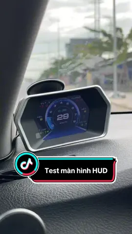Test màn hình HUD kết nối qua cổng OBD hiển thị thông số xe chính xác #hud #manhinhhud #hudxeoto #phukienoto #phukienxehoi 