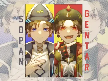 #SOPAN & #GENTAR | credit : Fuyuchino. #boboiboygalaxy #alightmotion #art 