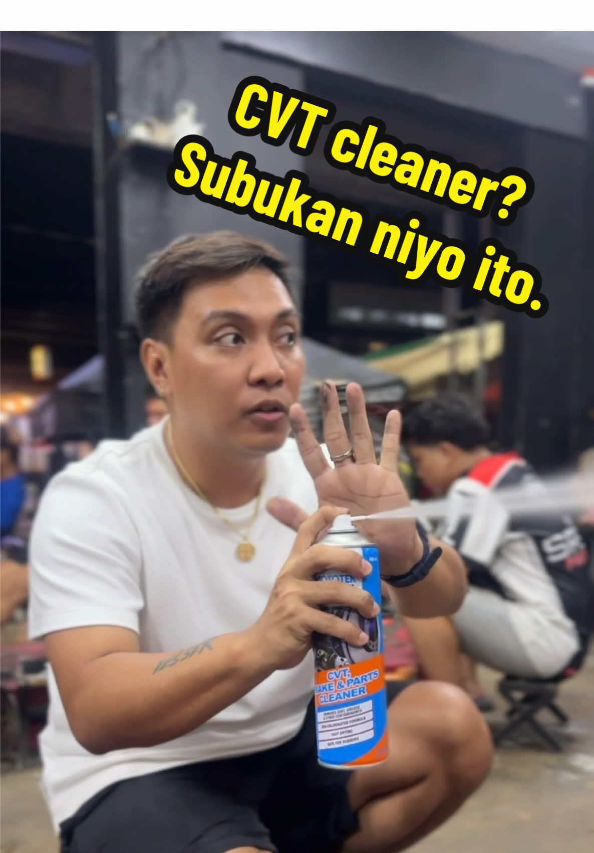 Mototek CVT cleaner, solid maglinis ng panggilid.