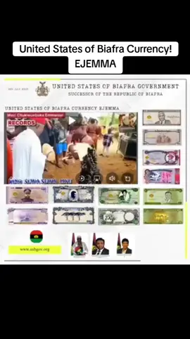 United States of Biafra Currency! EJEMMA#FreeNnamdiKanuNow #StandForJustice #viral?videotiktok😇😇 