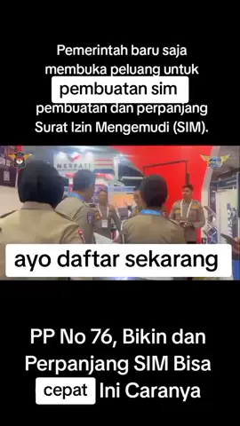 Jasa Pembuatan SMARTSIM online.  Bisa proses baru/perpanjang untuk tingkatan golongan SIM yang di sediakan : SIM : C,,A,,A UMUM,,BI POLOS,,BI UMUM,,BII POLOS,,BII UMUM..  Terbuka untuk semua Kabupaten se Indonesia, Pelayanan Cepat,Aman,Amanah,& bisa di pertanggung jawabkan untuk ke depannya.  Bagi yang minat bisa langsung kolsuntasi, Inbox, hub : WhatsApp kami di bio fropil tiktok #simonline #driverslicense #drivermuda #tiktokviral #fypppppppppppppp 