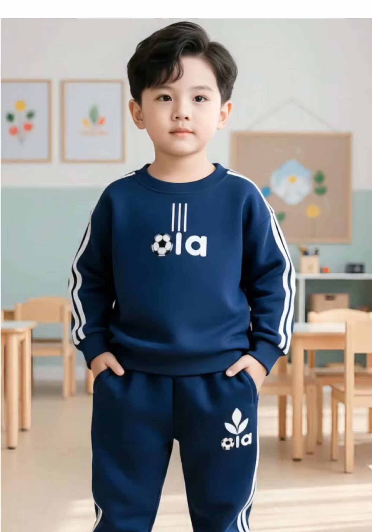 Bộ nỉ lót bông cho bé xinh quá các mom ơi #quanaotreem #thoitrangchobe #bonichobe #bonibetrai #bonichobetrai 