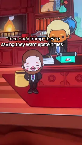 toca boca vance delivers upsetting news to president toca boca trump #donaldtrump #jdvance #jeffreyepstein #tocaboca #usa