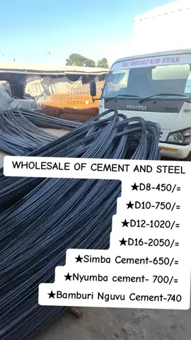WHOLESALE OF CEMENT AND STEEL ★D8-450/=  ★D10-750/=  ★D12-1020/=  ★D16-2050/=  ★Simba Cement-650/=  ★Nyumba cement- 700/=  ★Bamburi Nguvu Cement-740 #kenyansinqatar🇶🇦🇶🇦🇰🇪🇰🇪 #fyppppppppppppppppppppppp #kenyansingulf🇰🇪🇶🇦🇱🇧🇮🇹🇸🇦🇧🇭 #fyp #fypシ゚viral🖤tiktok 