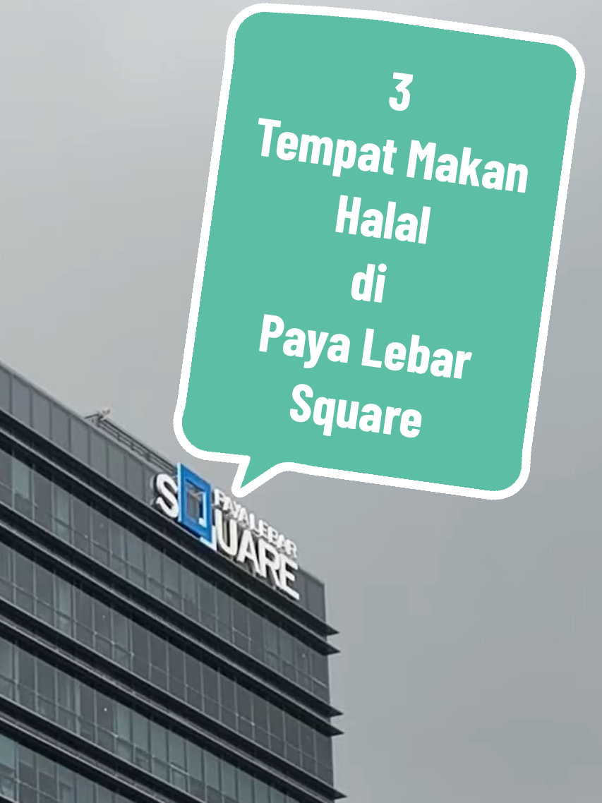 Bosen makan yang itu-itu aja di Paya Lebar Square? Coba tiga tempat halal ini! #payalebarsquare #payalebar #halal #singapore 