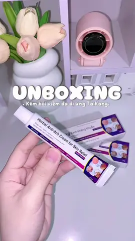Kem bôi ngứa viêm da mẩn đỏ kháng khuẩn cho ai cần#xuhuong #unboxing #xhtiktok #diung #viemda 