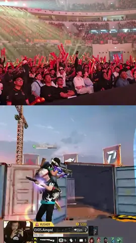 Heboh! Evos tusunin GOW! #FFWSGF #freefire #fyp #FFWSGF2025 #ffesportsid 