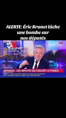#ALERTE: Éric Brunet lâche une bombe sur nos députés. 