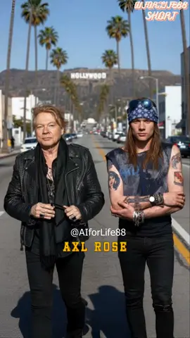 Which era is YOUR favorite? 🤔  Tag someone who needs to see this evolution! #GnR #ailuvmovie #thenandnow #gunsnroses🌹🔫 #axlrose 