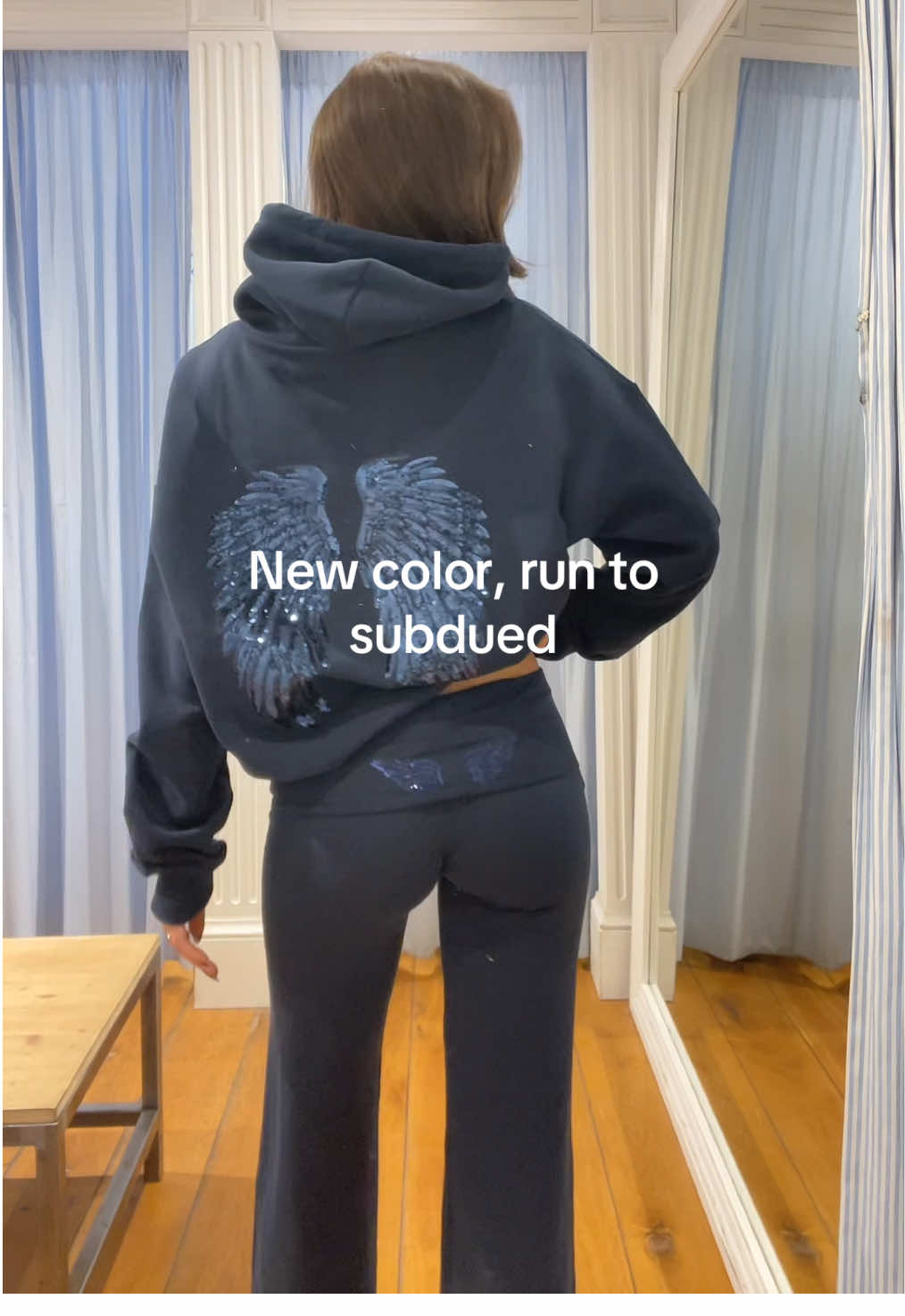 I said ruuun dont walk to @Subdued 🪽#subdued #subduedangelhoodie #angel #angelset #subduedwingshoodie 