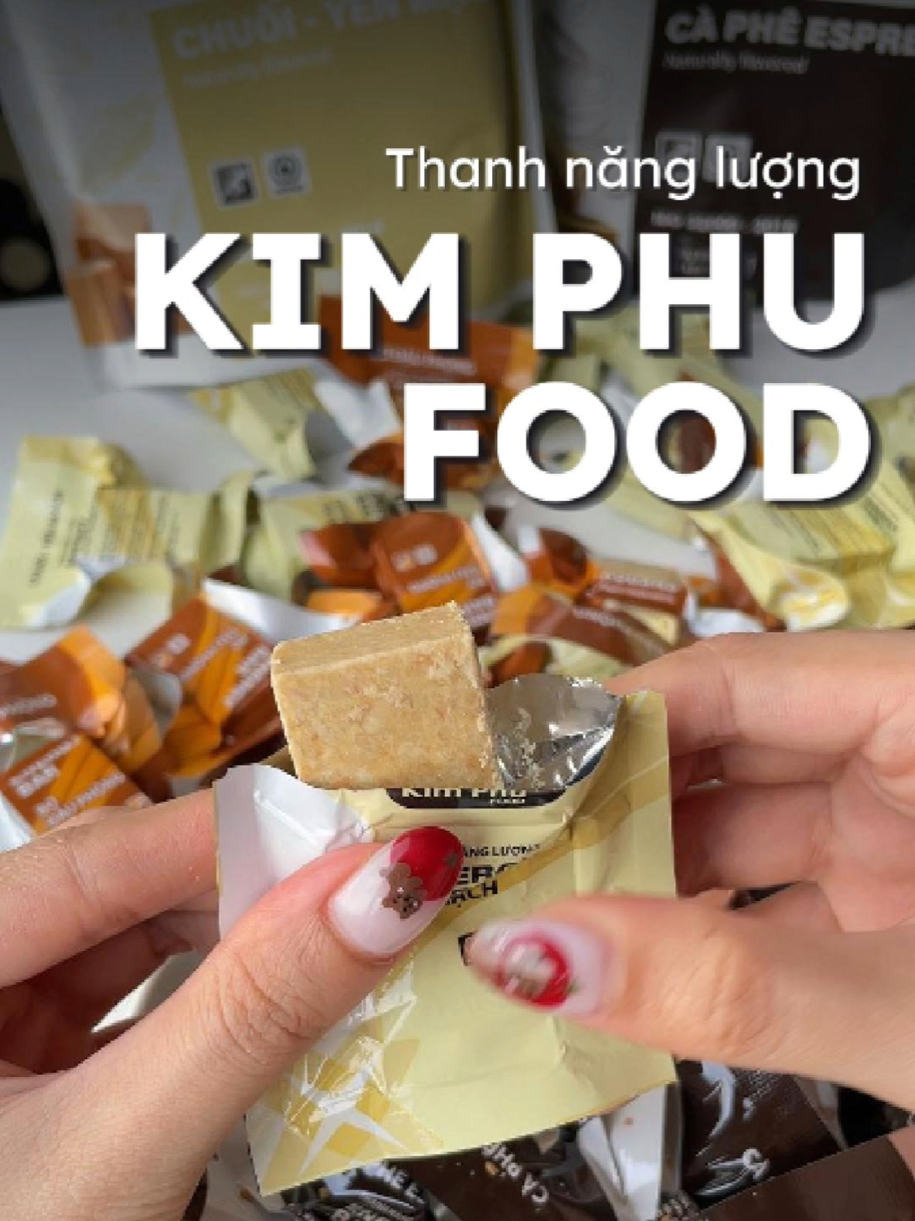 Review thanh năng lượng energybar, ba vị khác nhau #review #tienpandadaily #kimphufood #energybar #thanhnangluong 
