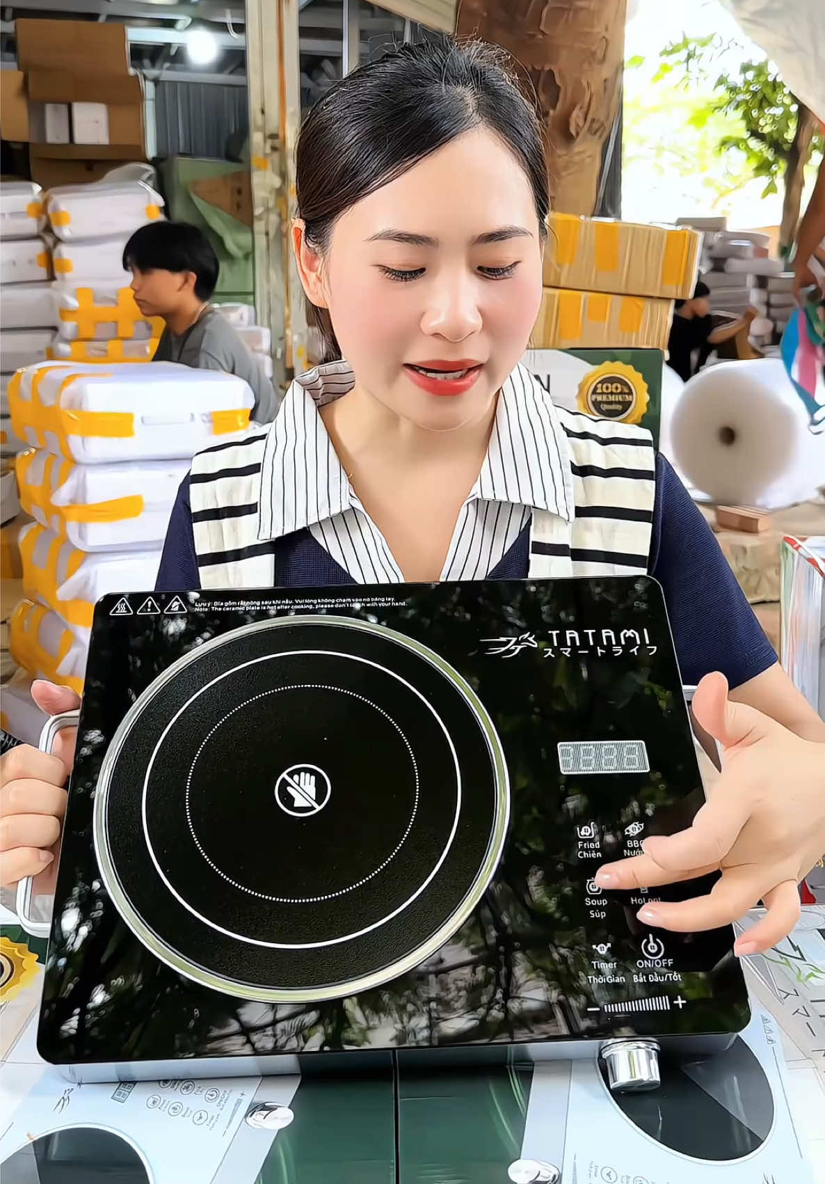 Bếp hồng ngoại công suất 3500W#nhungnhacua #bephongngoai #bepcamung #bephongngoaicamung #xuhuongtiktok 