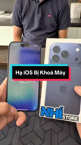 Hạ ios iphone bị khoá máy #mokhoaicloud #xuhuongtiktok #trending 