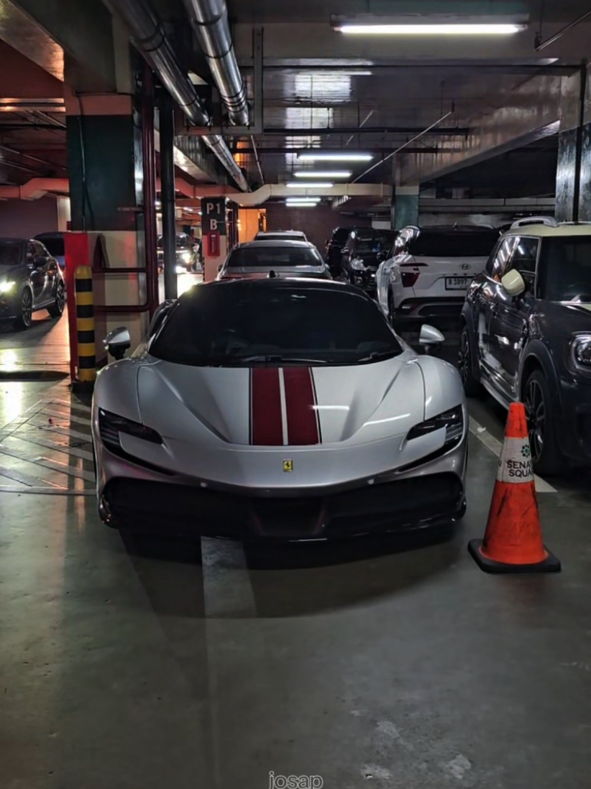 SF90 Argento Nurburgring🔥 #ferrari #sf90 #supercar #hybrid #italy 