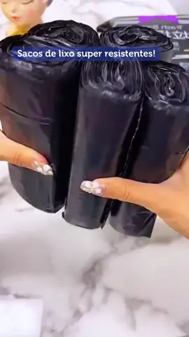 ✨Sacos de lixo super resistentes, praticidade e economia! 👉🏼 Link nos comentários só copiar e colar no seu navegador! 🧡Já SEGUE nosso perfil  #saco #limpeza #achadinhos #shopee #utilidades 