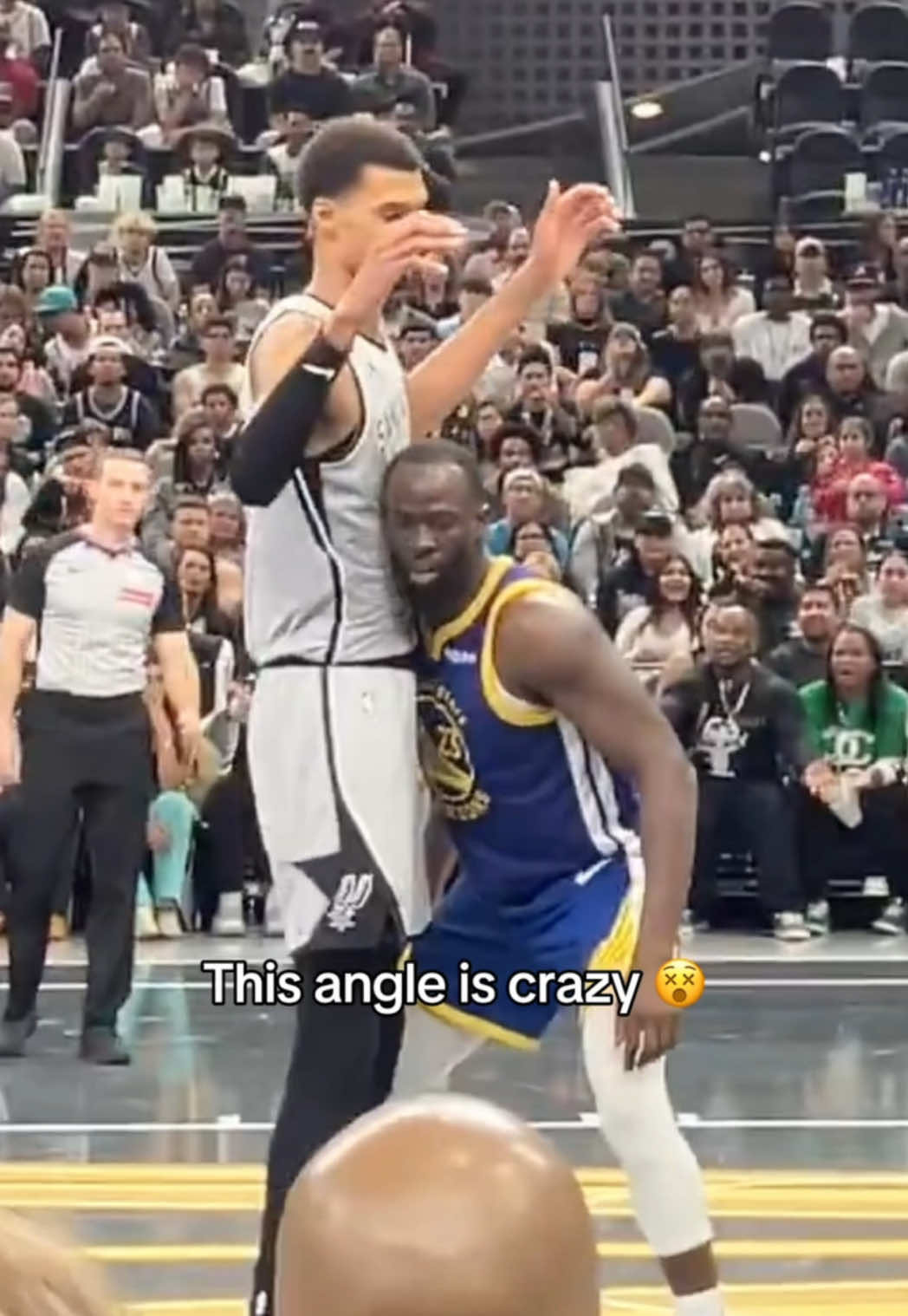 This was my favourite play of the season ngl 🤭 #wemby (via wemby210/X) #basketball #67  #NBA #spurs 