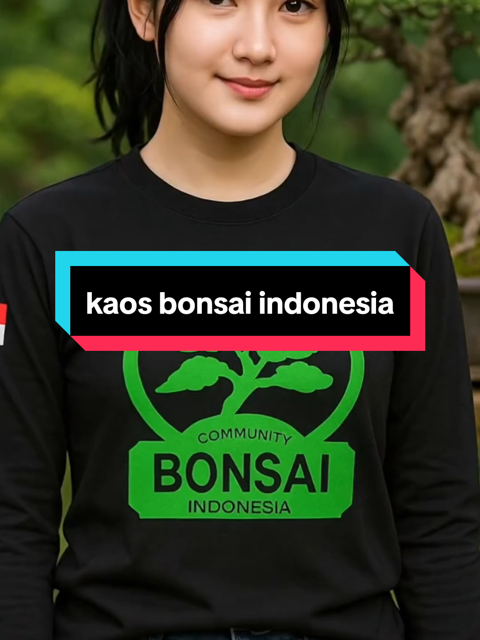 kaos bonsai indonesia lengan panjang #kaos#kaosbonsaiindonesia 