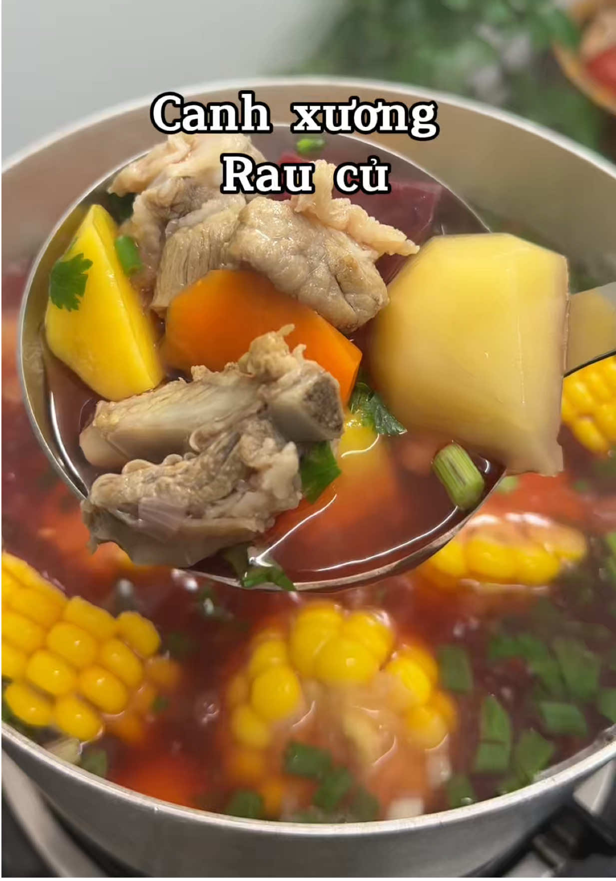 Phần 198: Canh xương rau củ  #nauancungtiktok #canhraucu #chongnauvokhen #naudeanngon #xuhuong 