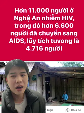 Số lượng người mắc HIV đang tăng mọi người phải cẩn thận