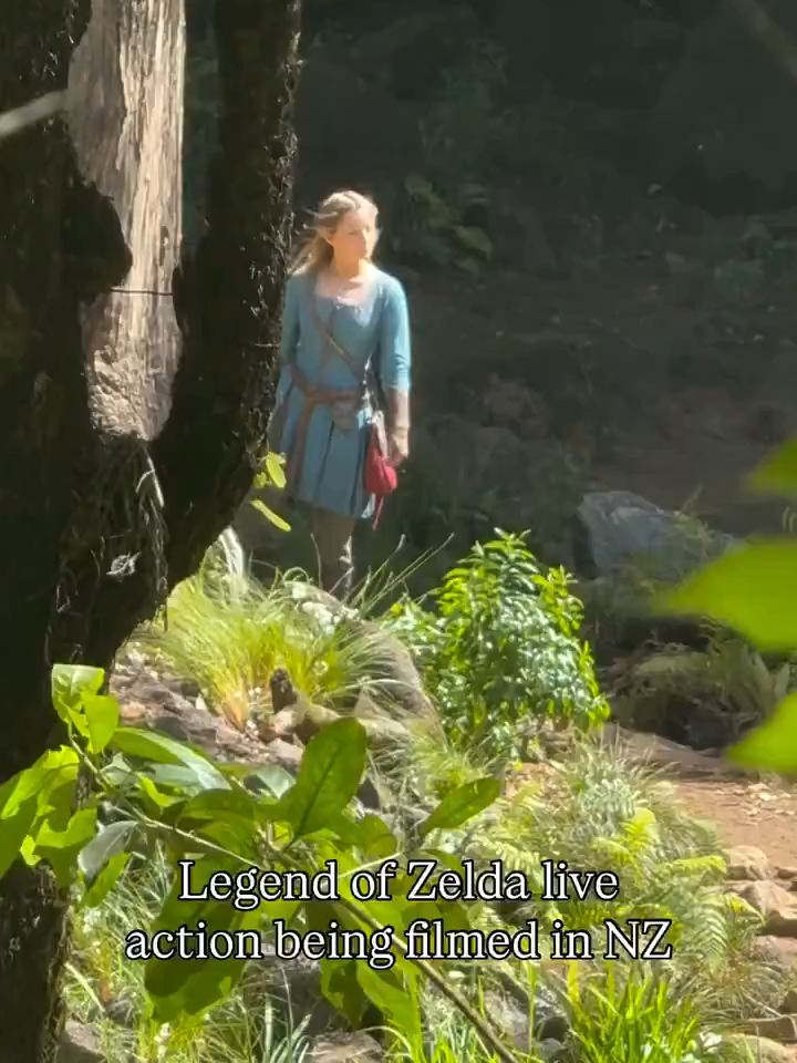 First footage of Zelda from The Legend of Zelda movie being filmed! #zelda #zeldamovie  #nintendo #movieclips