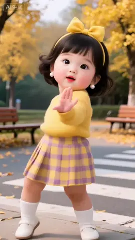 Cute Baby~ #dancevideo #cutebabyvideos #funnybaby #funnydance #AI 