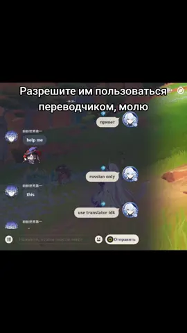 Понимать то понимаю что он от меня хочет, просто достало это и я принципиально не буду с ними общаться на английском #Геншин #Genshin #Скирк #Фурина #английский 