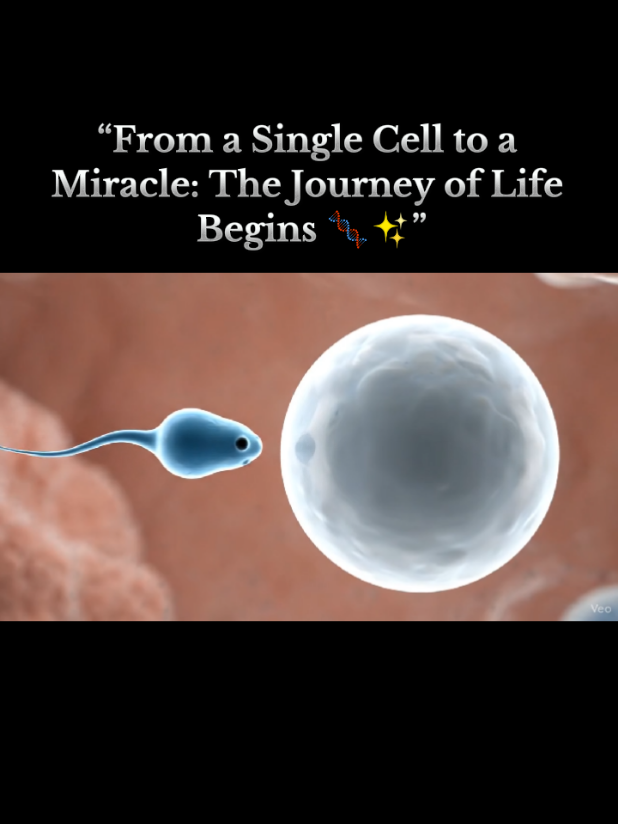 “From a Single Cell to a Miracle: The Journey of Life Begins 🧬✨” #pregnancy #usa #baby #MomsofTikTok #pregnant 