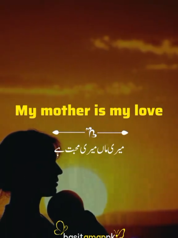 My mother is my everything ❣️  #foryouuu #foru #fyp #mother 