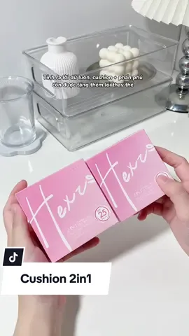 Mua cushion 2in1 kèm phấn phủ mà được tặng thêm lõi refill 🫠#viral #makeup #cushionhexze #cushion2in1 