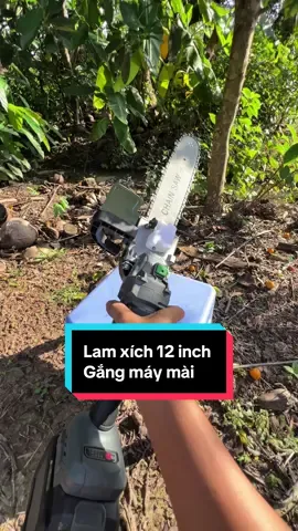 Biến máy mài thành máy cưa với bộ lam 12 inch #bolamxichganmaymai #lamxichlapmaymai #lamxich12inch #lamxichmaycua #dungcucamtay 
