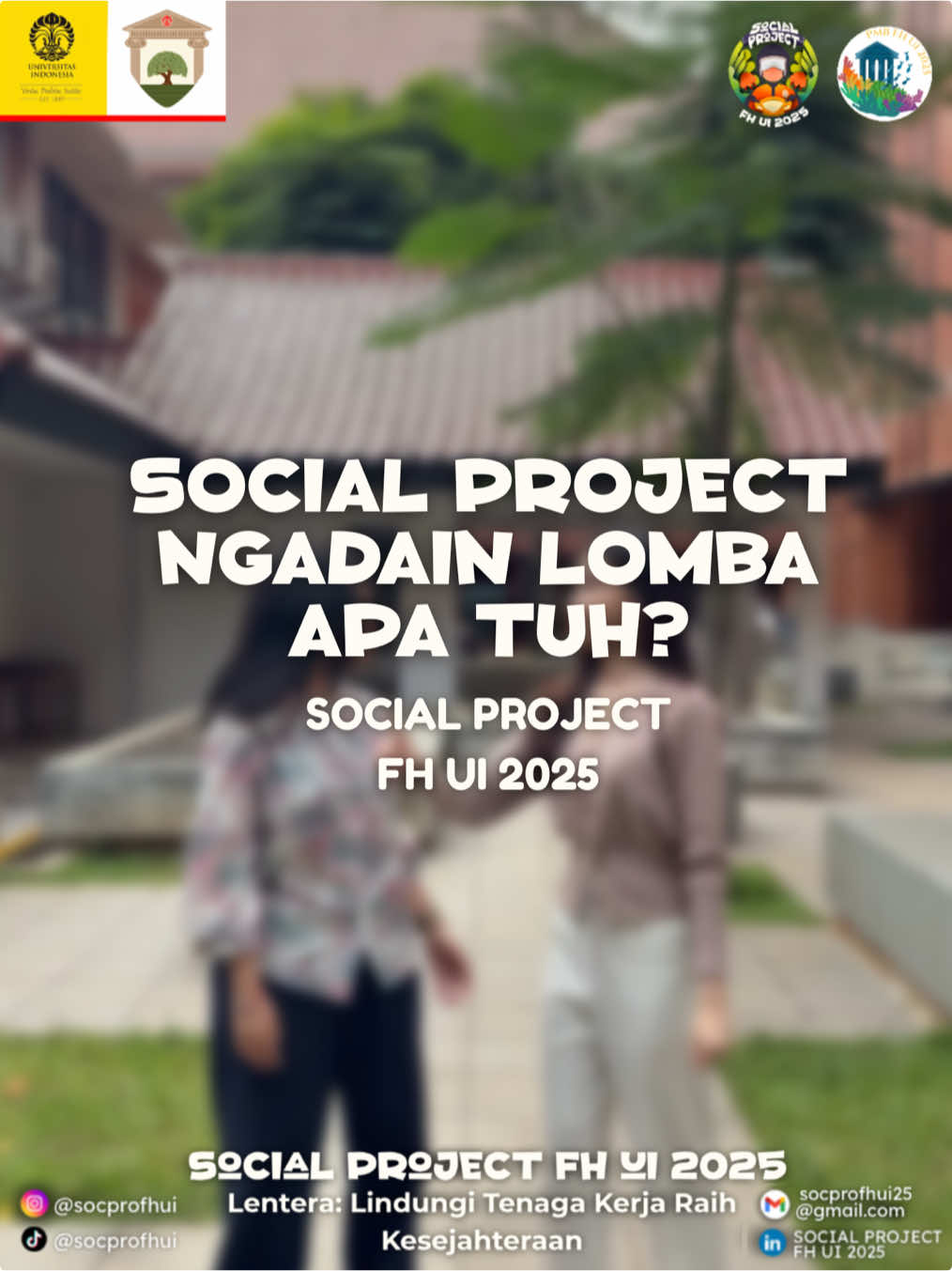 𝐀𝐏𝐀 𝐓𝐔𝐇??? 𝐋𝐎𝐌𝐁𝐀 𝐁𝐔𝐀𝐓 𝐕𝐈𝐃𝐄𝐎 𝐁𝐄𝐑𝐇𝐀𝐃𝐈𝐀𝐇 𝐉𝐔𝐓𝐀𝐀𝐍 𝐑𝐔𝐏𝐈𝐀𝐇??? Jangan sampai ketinggalan nih! Yuk, tunjukkan IDE KEREN kalian semua di Challenge #𝐆𝐚𝐬𝐁𝐚𝐫𝐞𝐧𝐠𝐎𝐌𝐊𝐔𝐈 🎥✨ 📲 Ikuti terus informasi terbaru kami melalui: Instagram: @socprofhui TikTok: @socprofhui  LinkedIn: @ Social Project FH UI 2025 #SOCPROFHUI2025 #LenteraFHUI2025 #SetiapPekerjaBerhakSejahtera