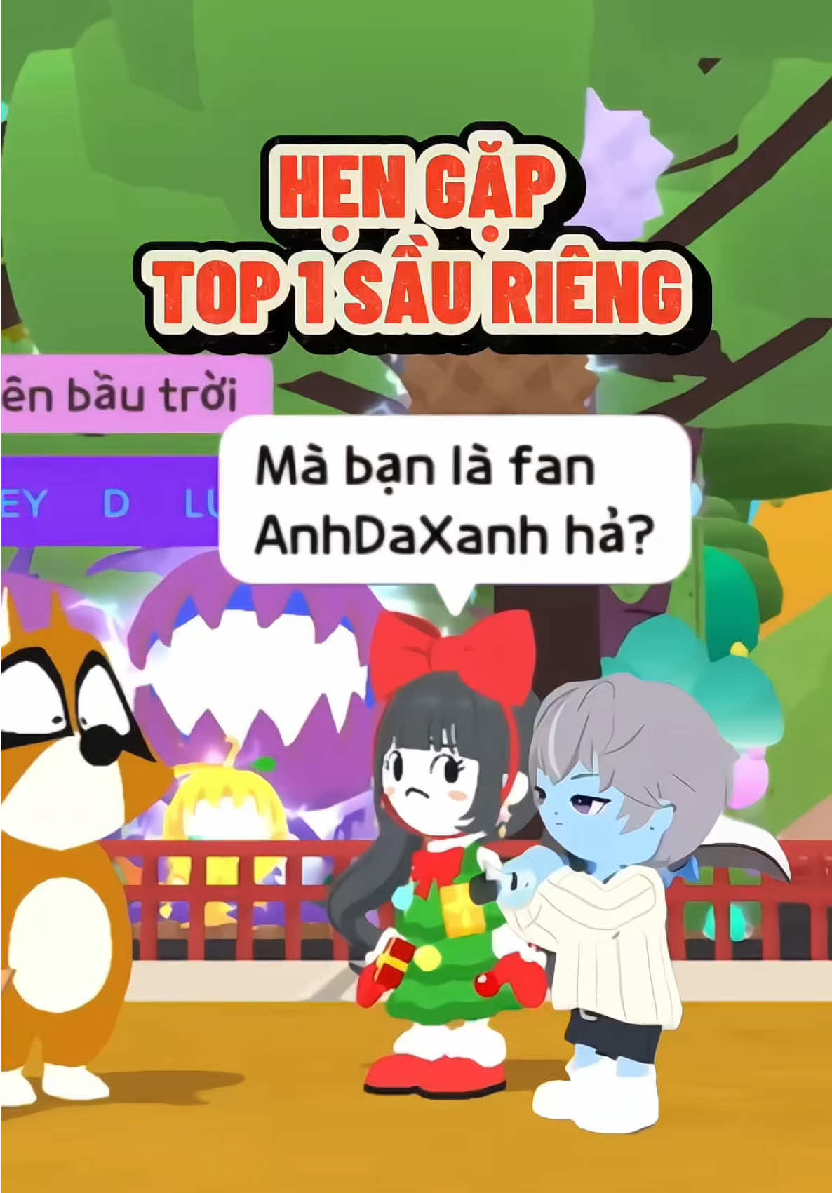 Biết ai top 1 sầu riêng chưa? Đừng hòng bắt nạt tôi! #playtogether #ptgcreator #playtogethervng #ptgawards25 #dibeene 